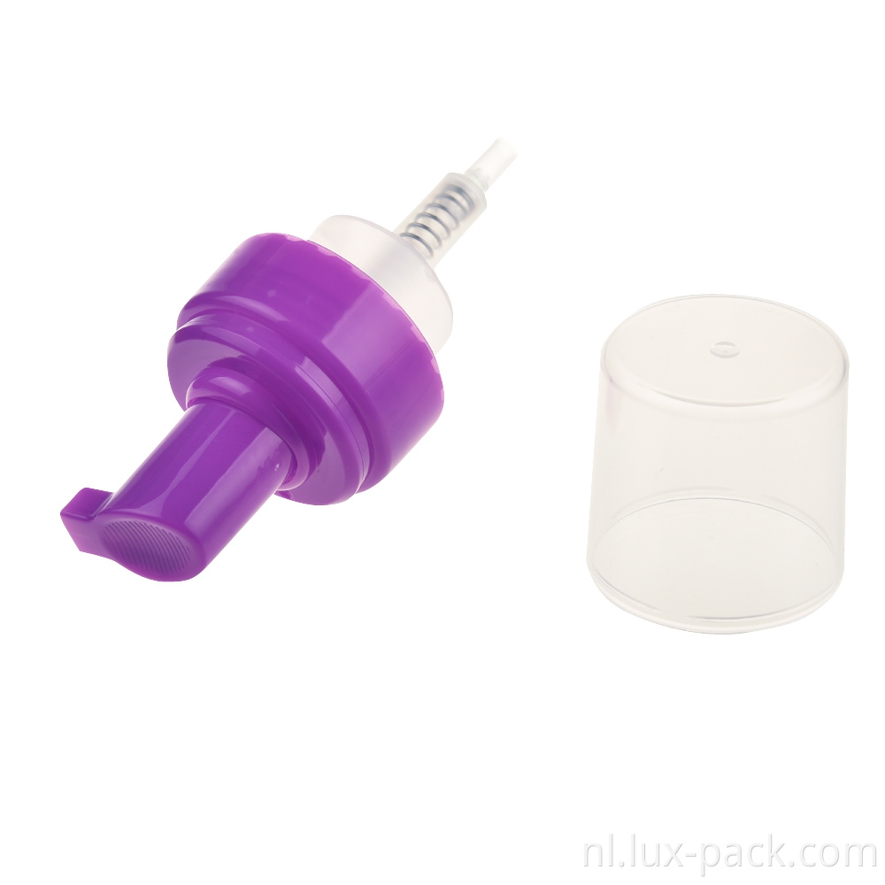 Schuimende zeepfles dispenser spuitpompen pompschuimspuiter